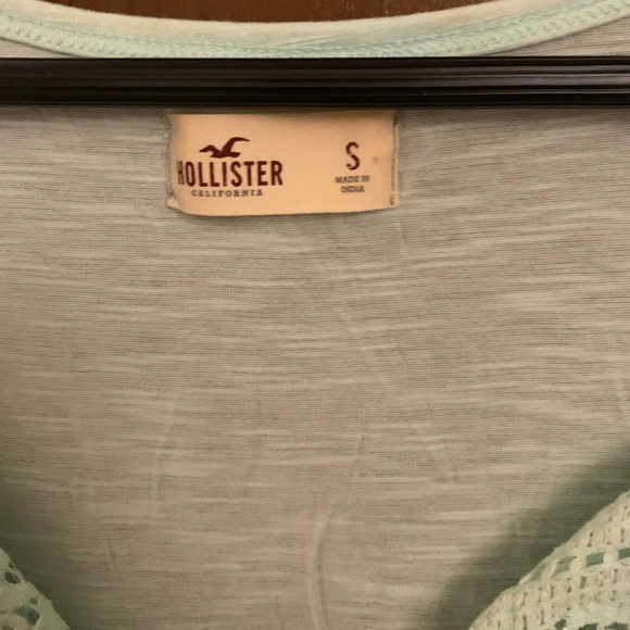 Retro Hollister Co. Light Blue Lace Tunic - Picture 3 of 5